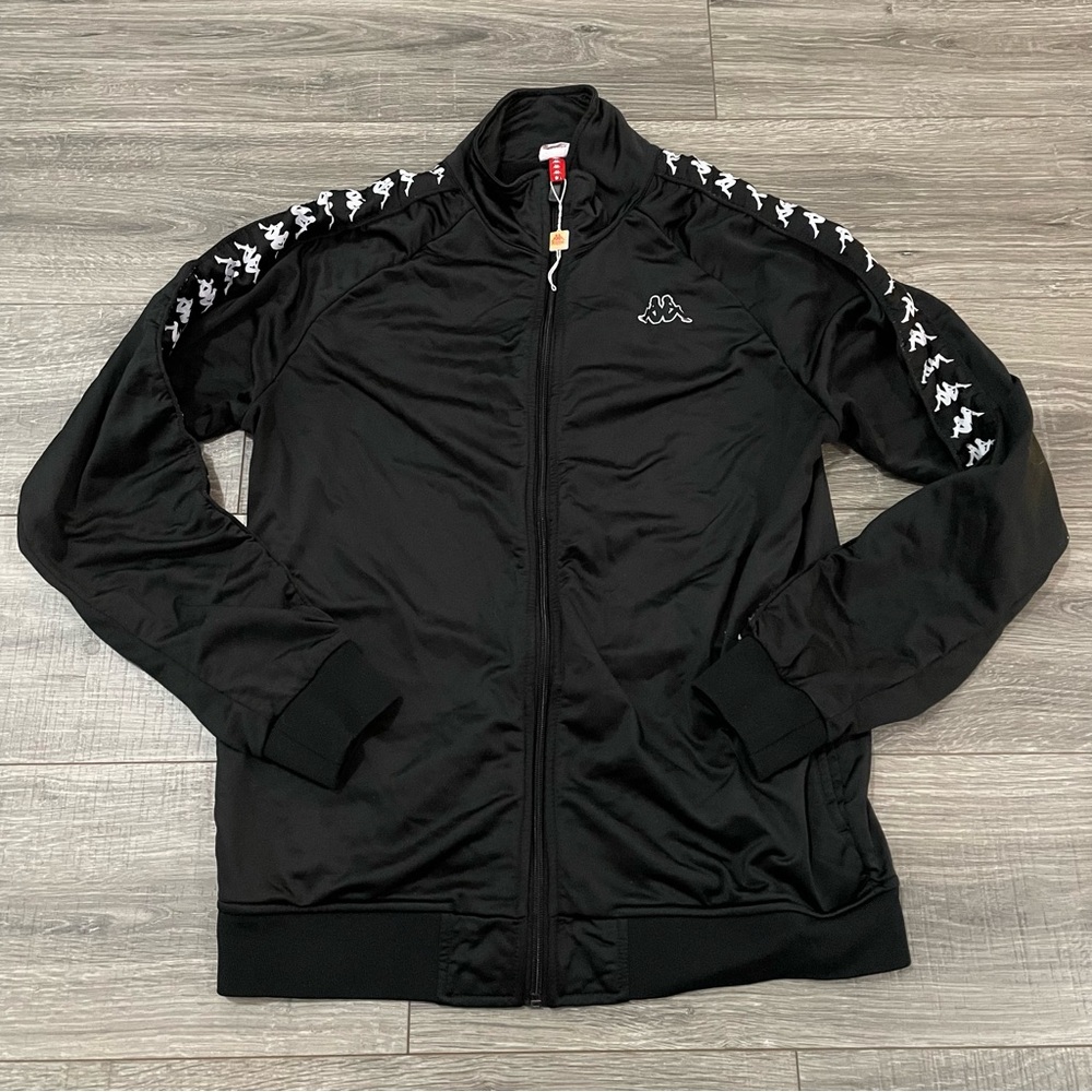NWOT Kappa Women’s Black Track Jacket Size XL